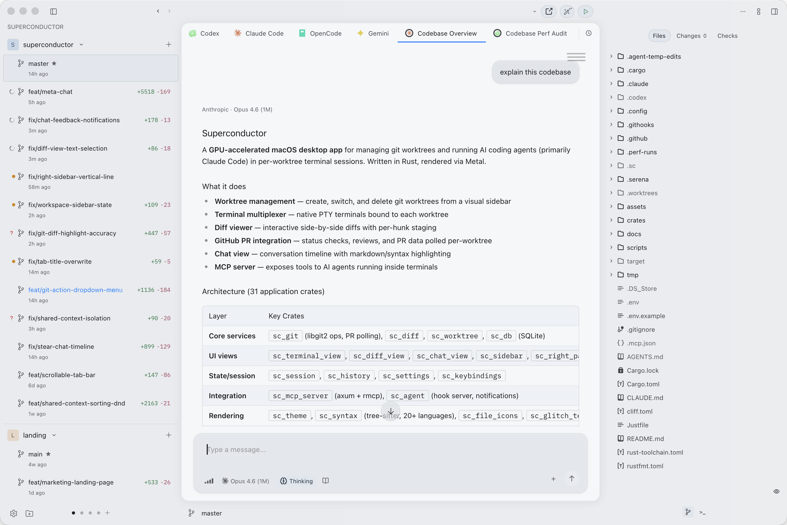 Superconductor — agentic engineering workspace